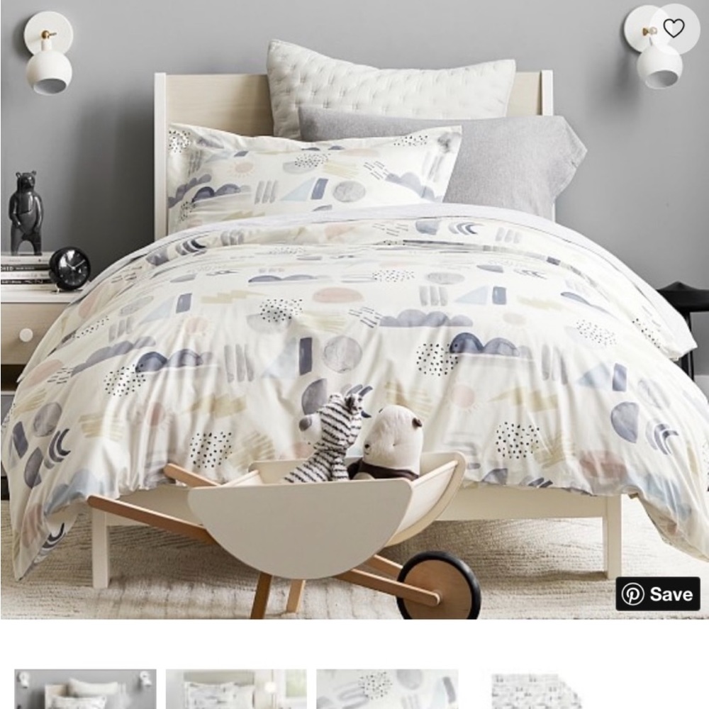 Kids pottery barn duvet cover